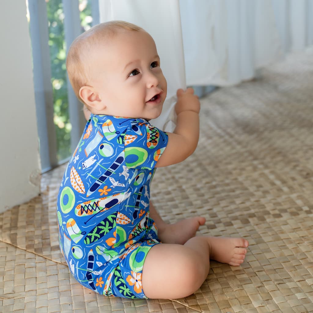 Beach Day Shortie Bamboo Romper