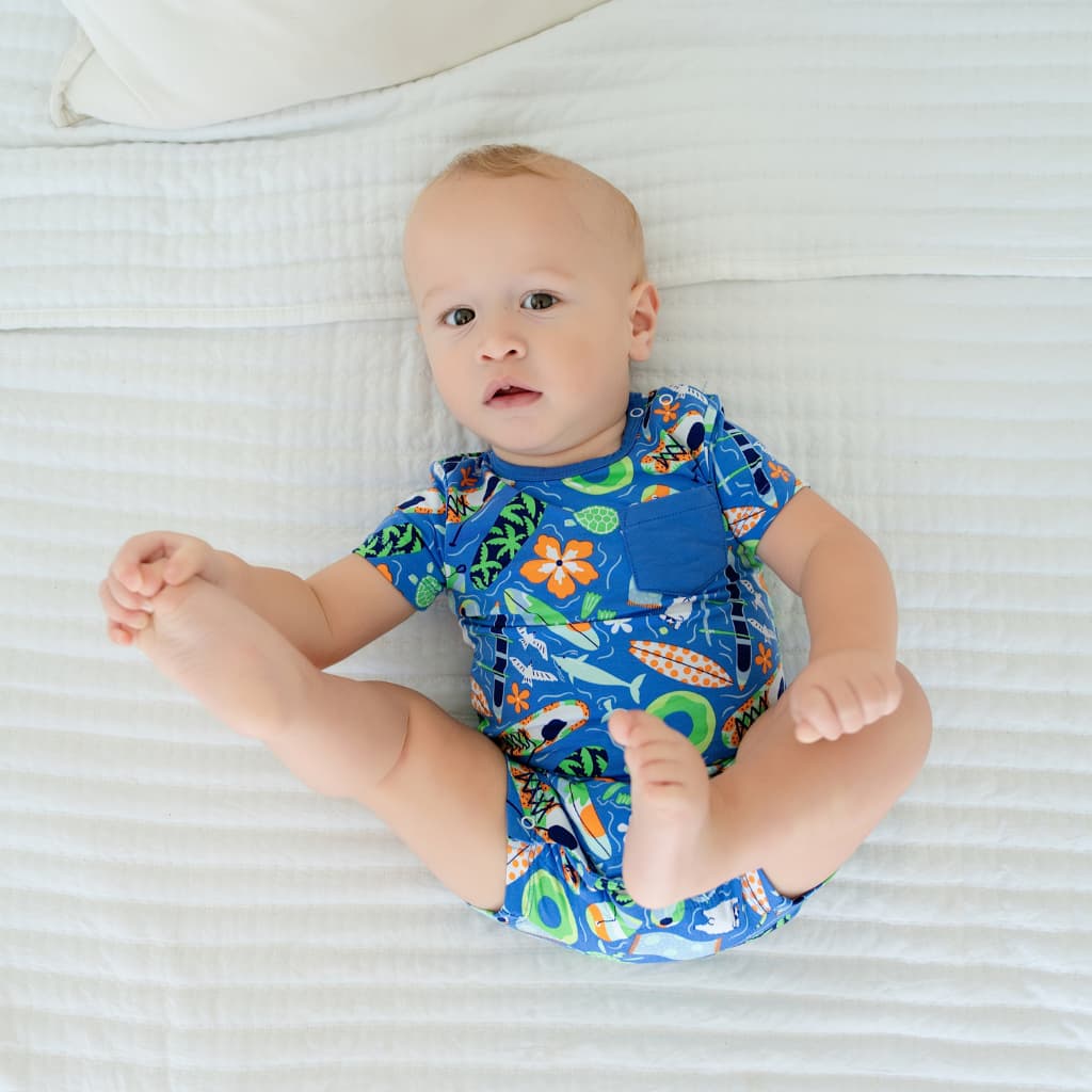 Beach Day Shortie Bamboo Romper