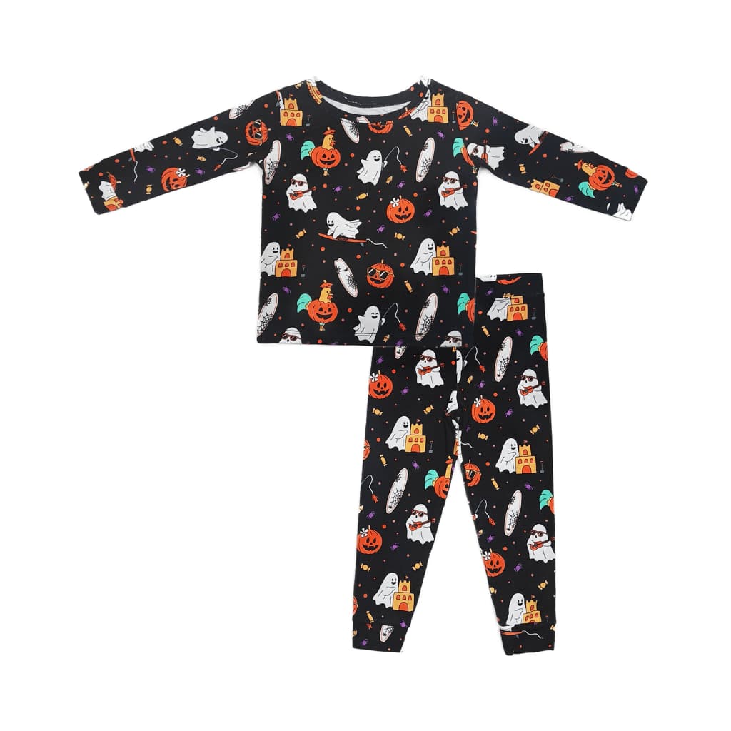 Beachside Boo Bash Long Bamboo Pajamas