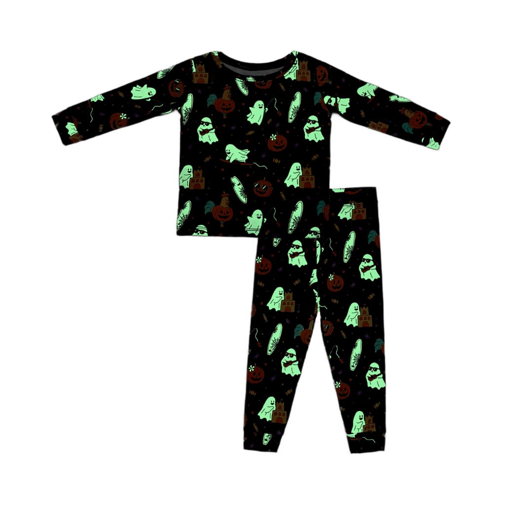 Beachside Boo Bash Long Bamboo Pajamas