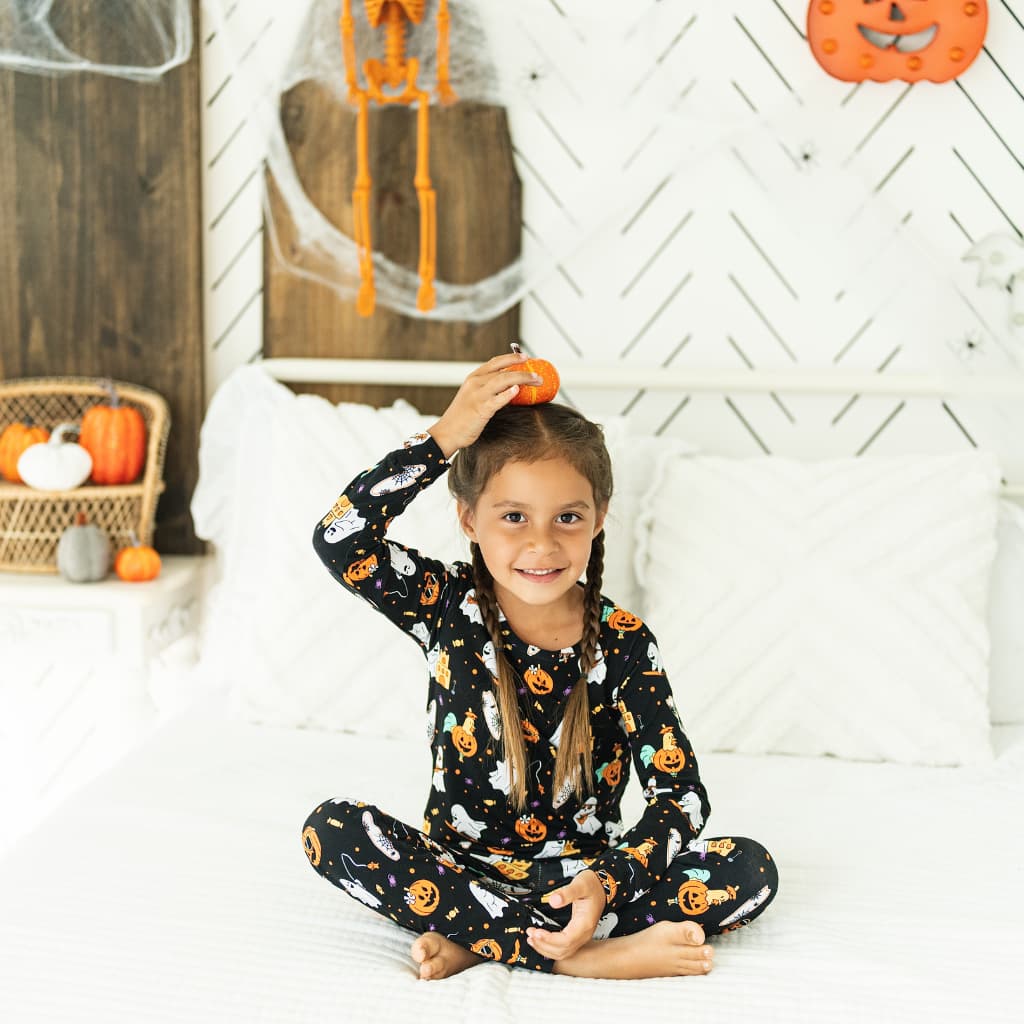 Beachside Boo Bash Long Bamboo Pajamas