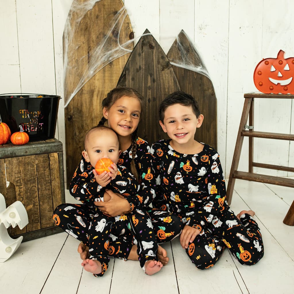 Beachside Boo Bash Long Bamboo Pajamas