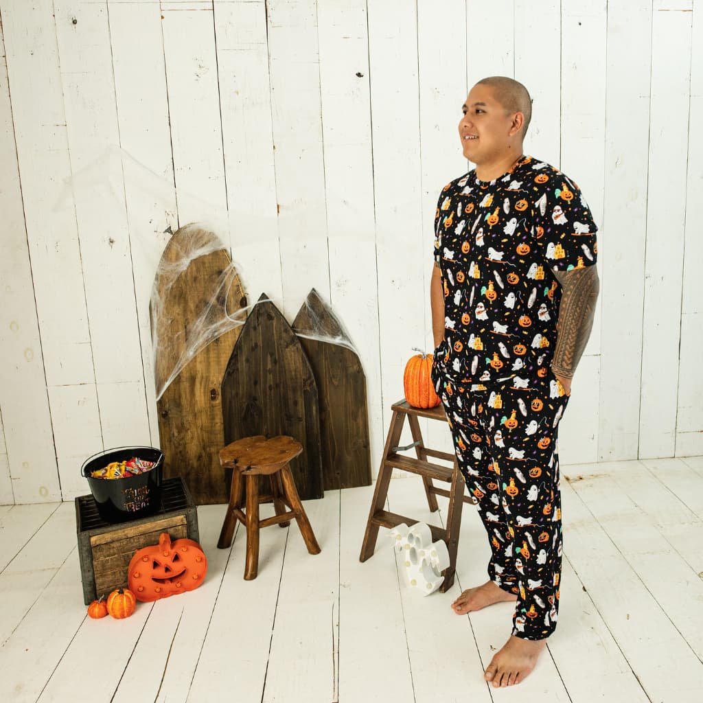 Beachside Boo Bash Men's Bamboo Pajamas