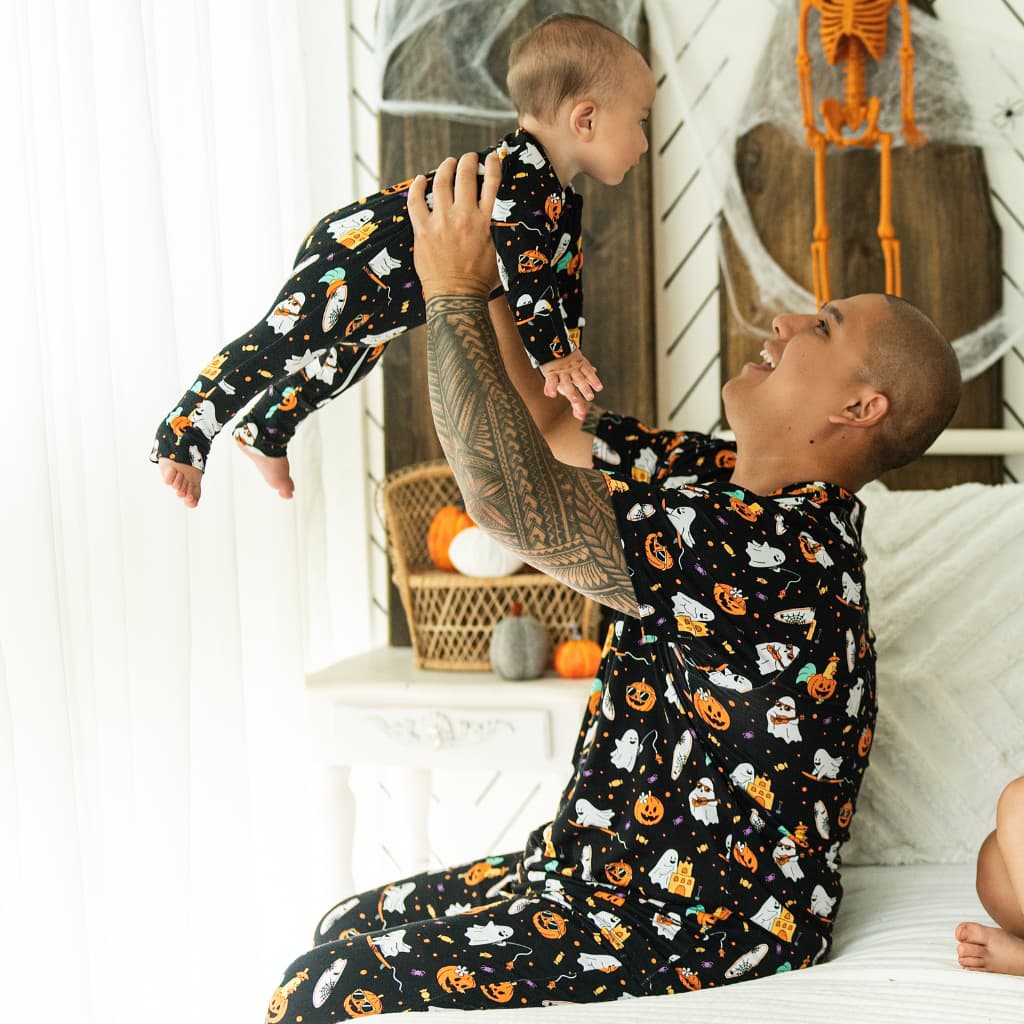 Beachside Boo Bash Men's Bamboo Pajamas