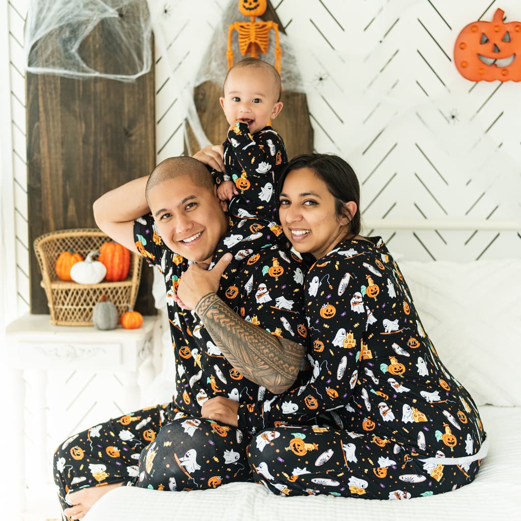 Beachside Boo Bash Women's Long Bamboo Pajamas