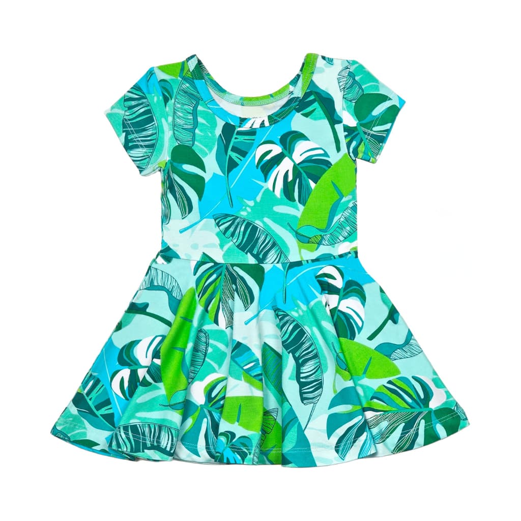 Backyard Oasis Bamboo T-Shirt Dress