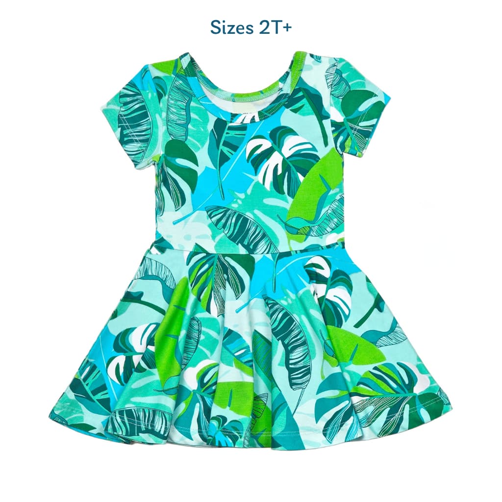 Backyard Oasis Bamboo T-Shirt Dress