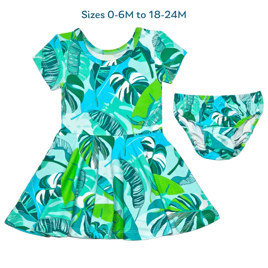 Backyard Oasis Bamboo T-Shirt Dress