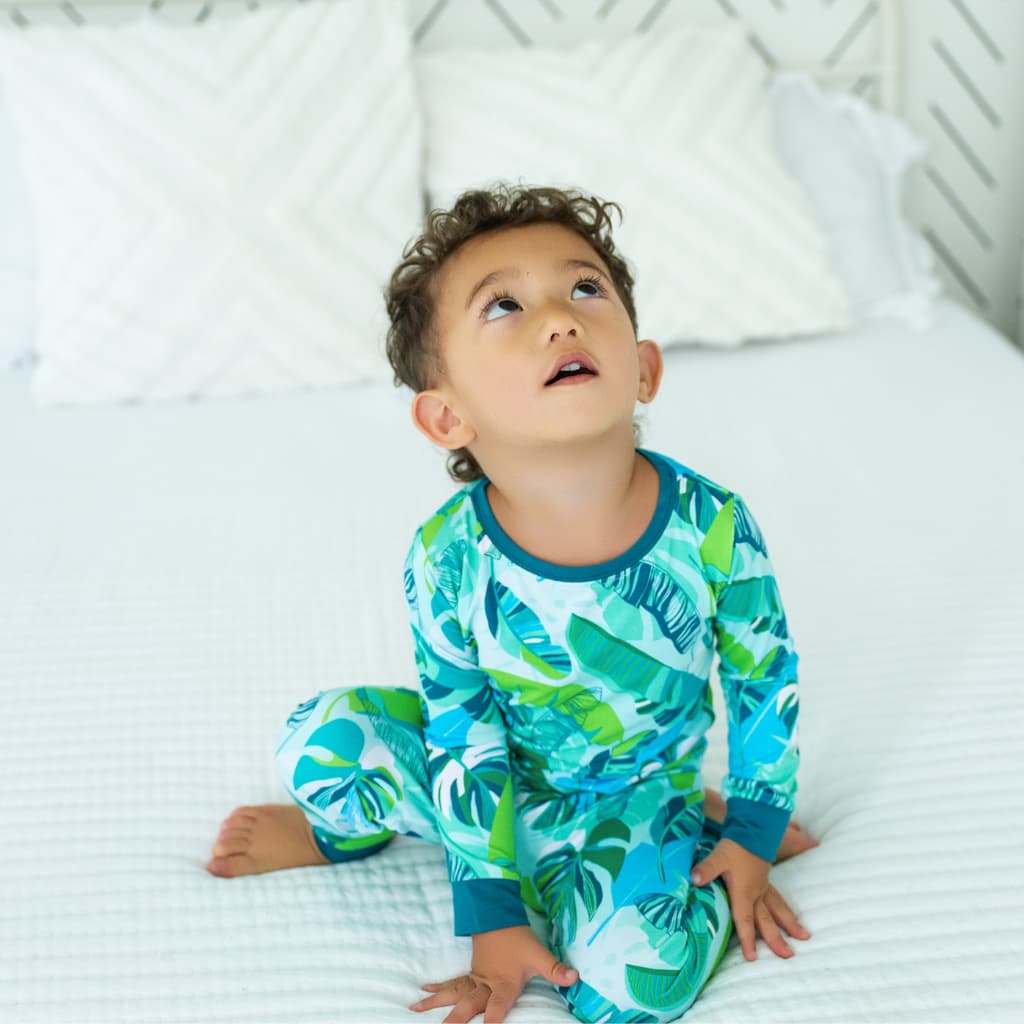 Backyard Oasis Long Bamboo Pajamas