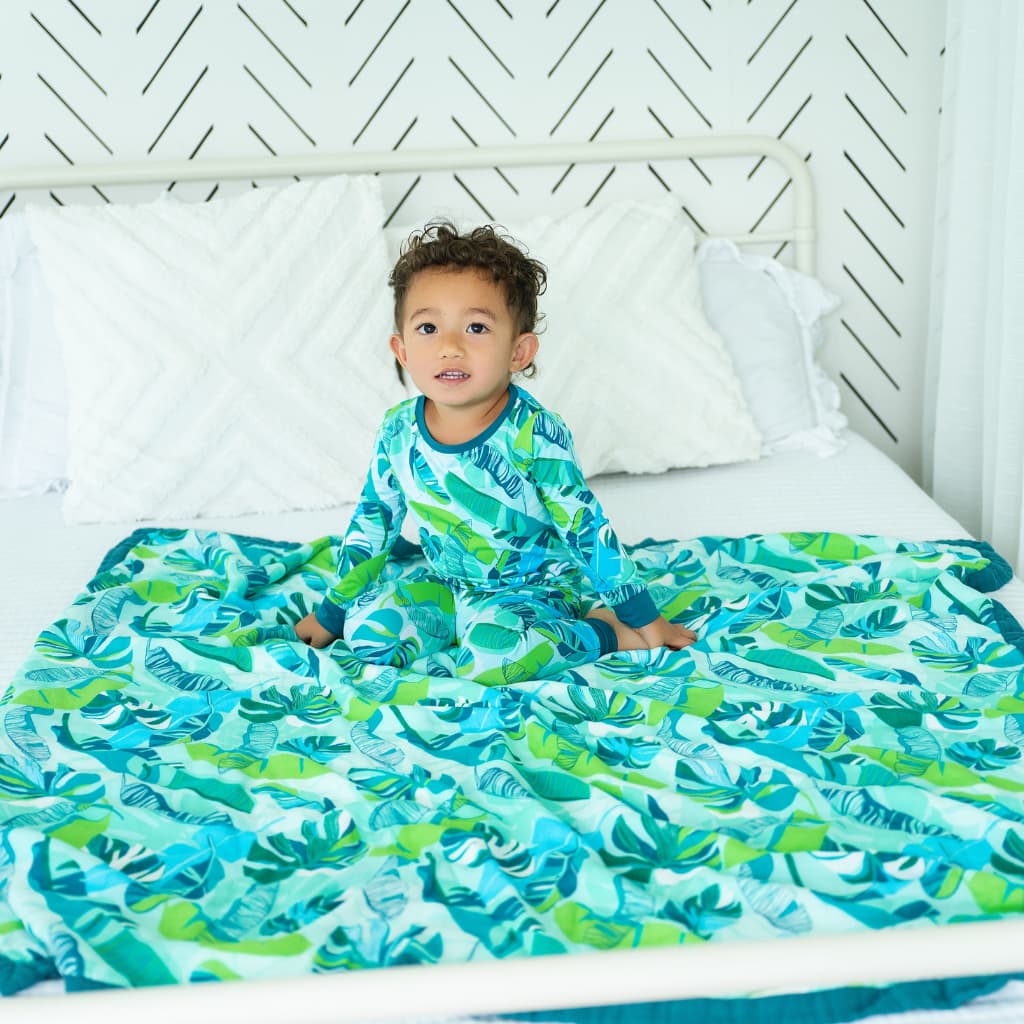 Backyard Oasis Long Bamboo Pajamas