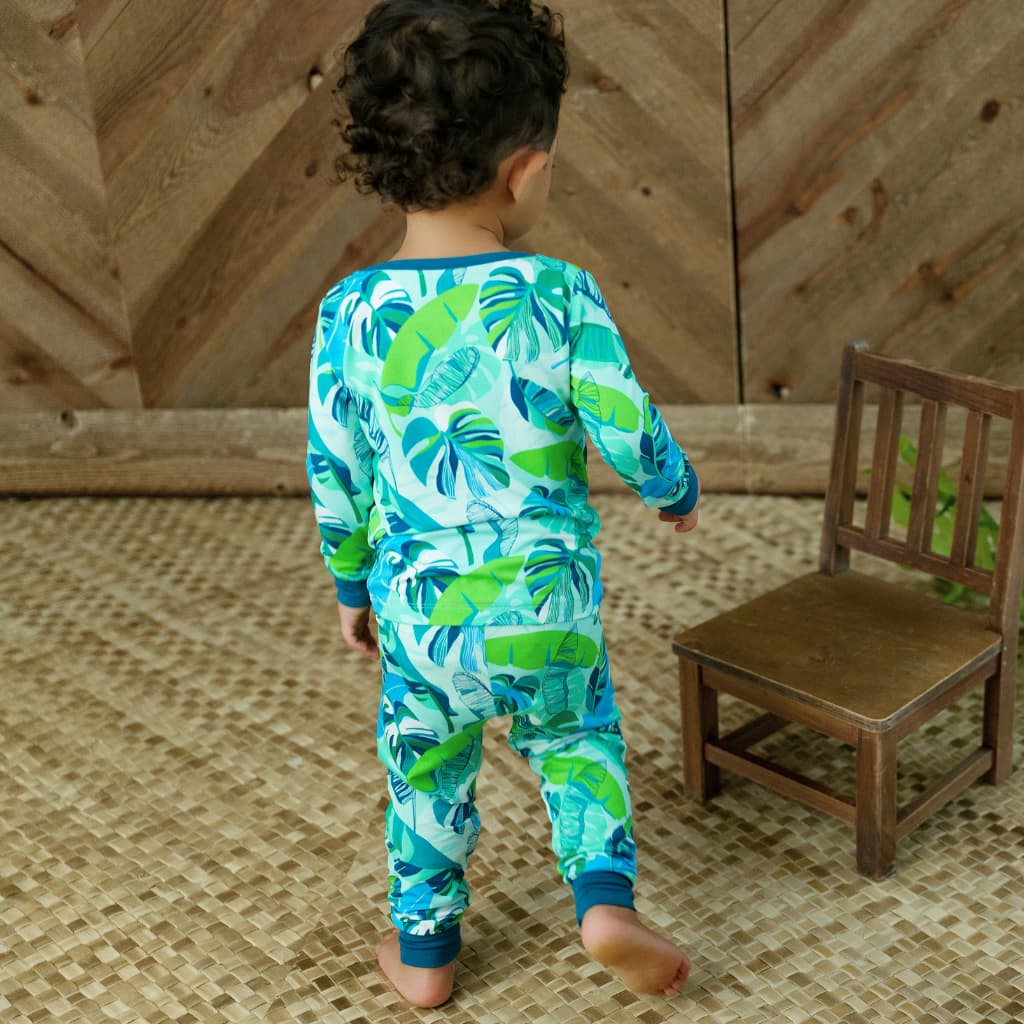 Backyard Oasis Long Bamboo Pajamas