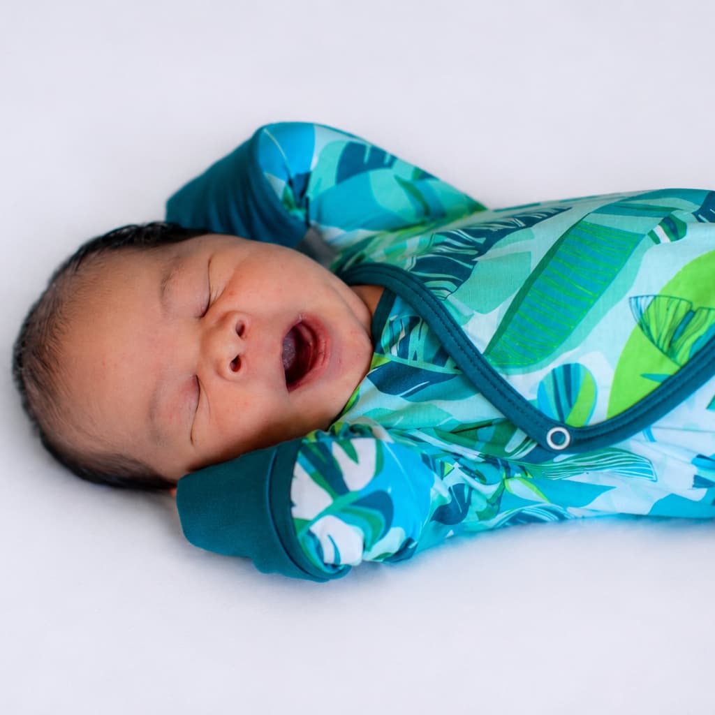 Backyard Oasis Bamboo Newborn Coverall