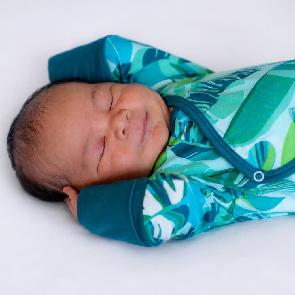 Backyard Oasis Bamboo Newborn Coverall