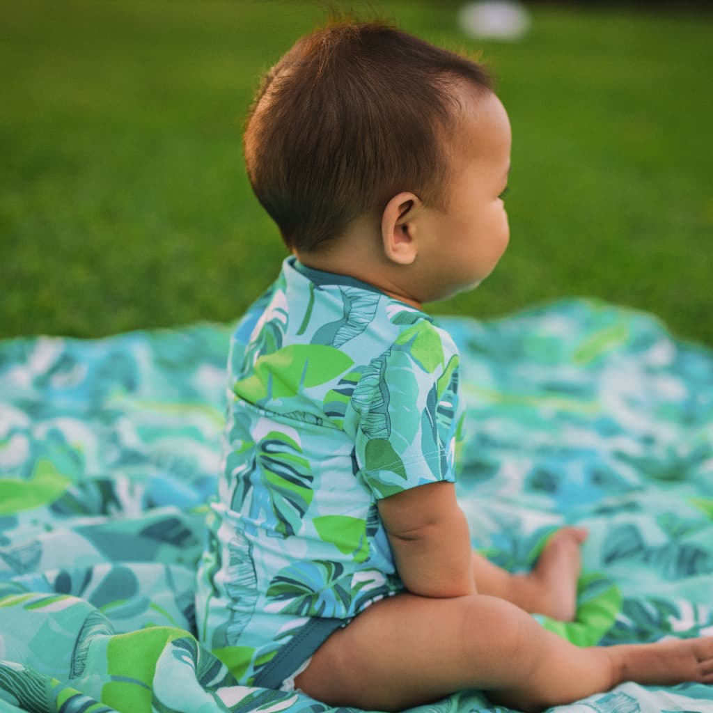 Backyard Oasis Bamboo Onesie