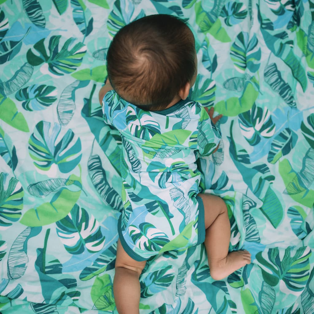 Backyard Oasis Bamboo Onesie
