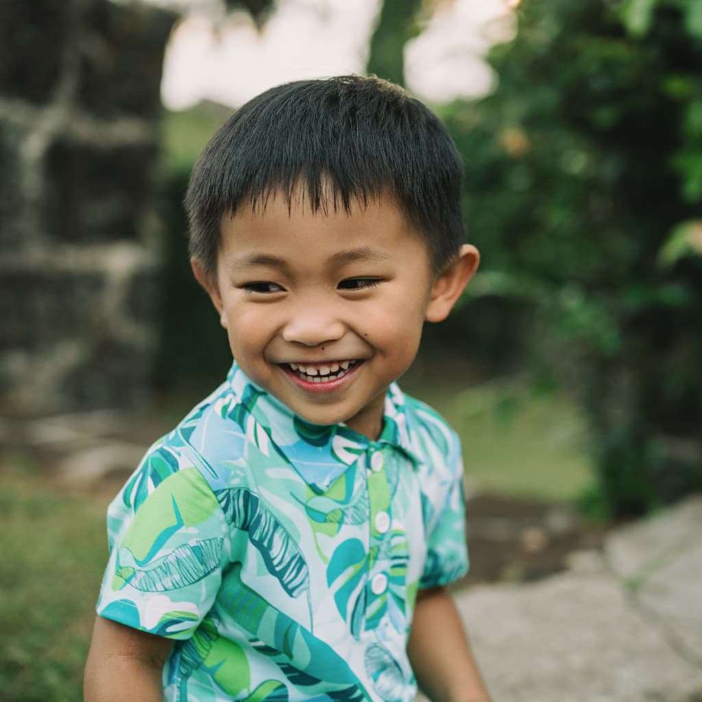 Backyard Oasis Bamboo Polo Shirt