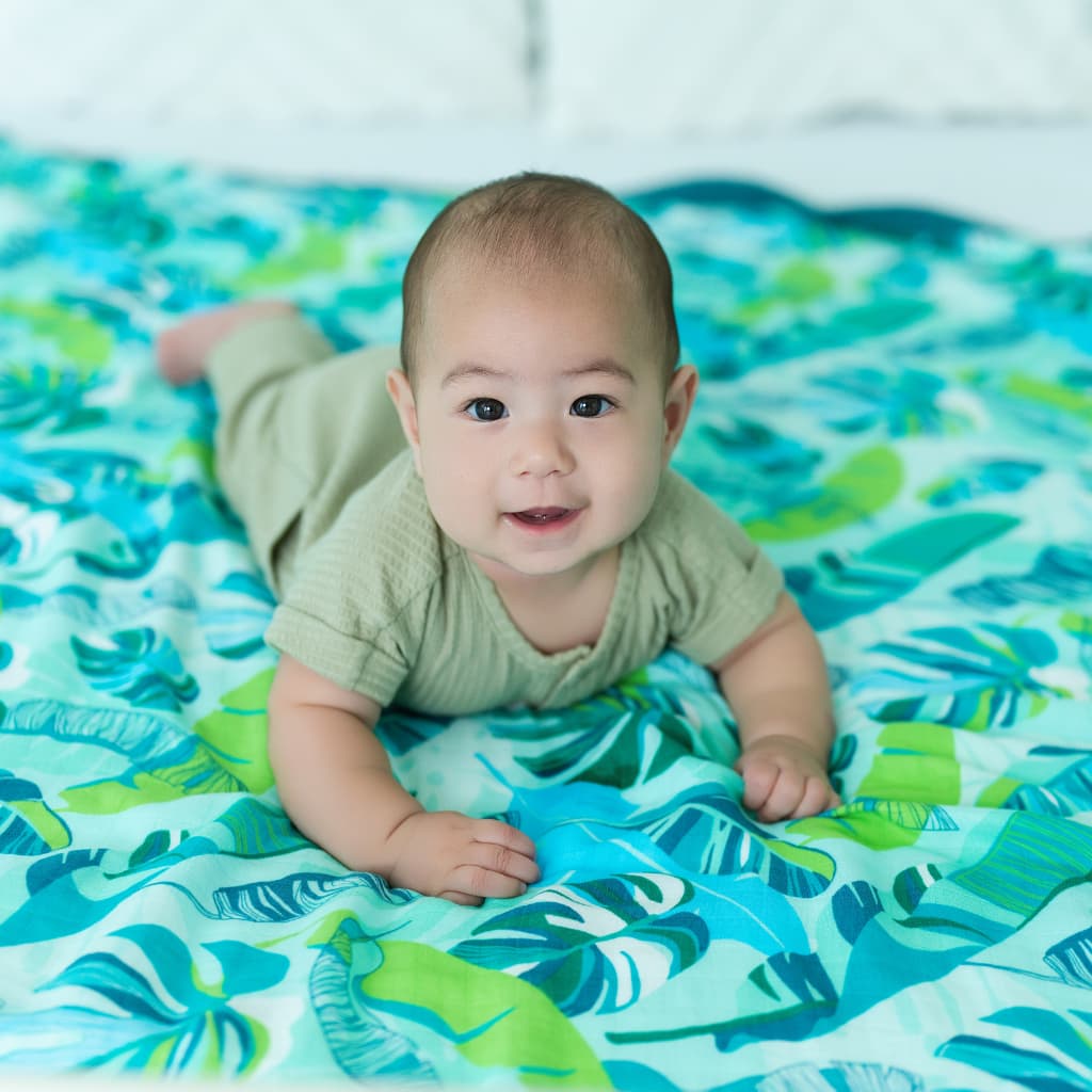 Backyard Oasis Baby Quilt