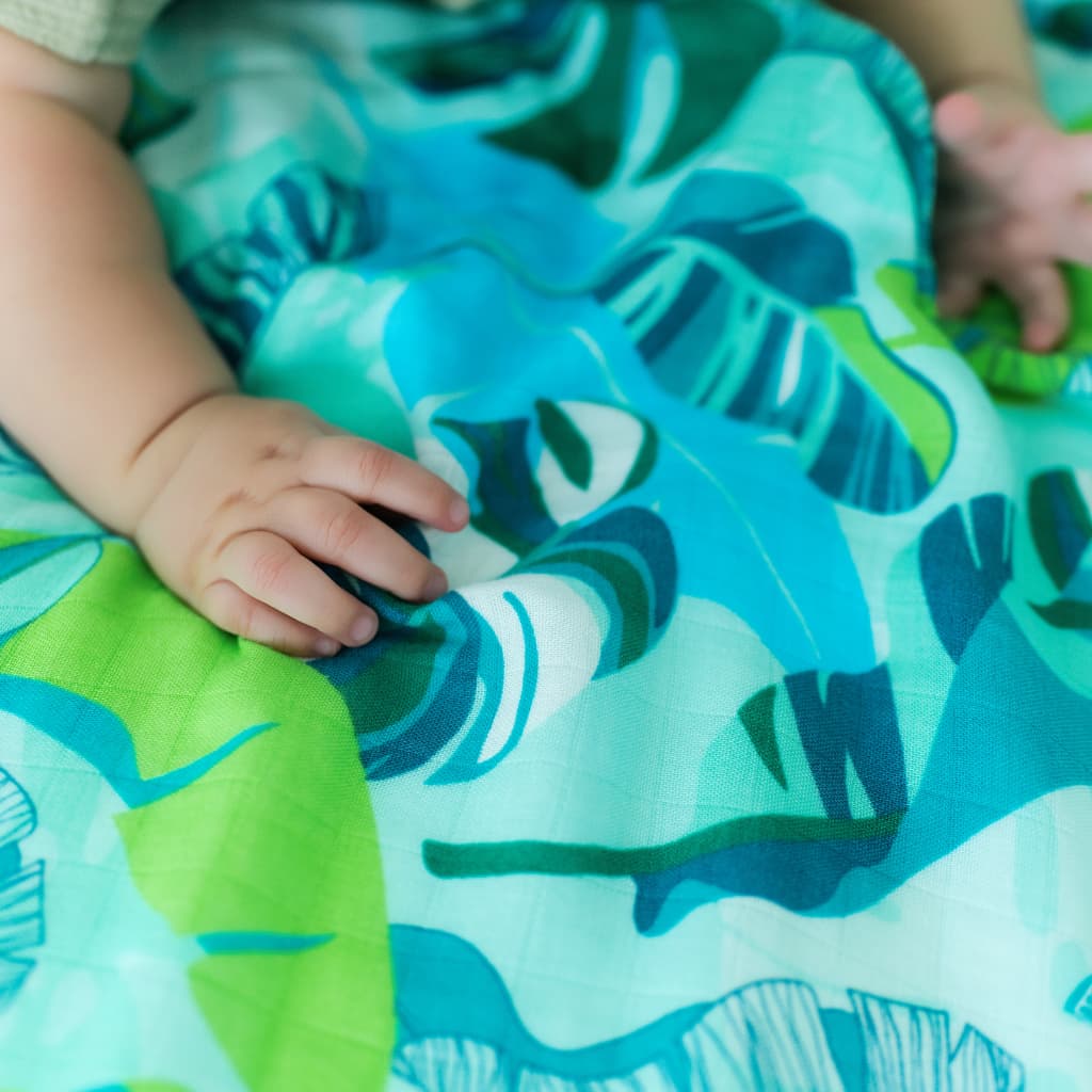 Backyard Oasis Baby Quilt