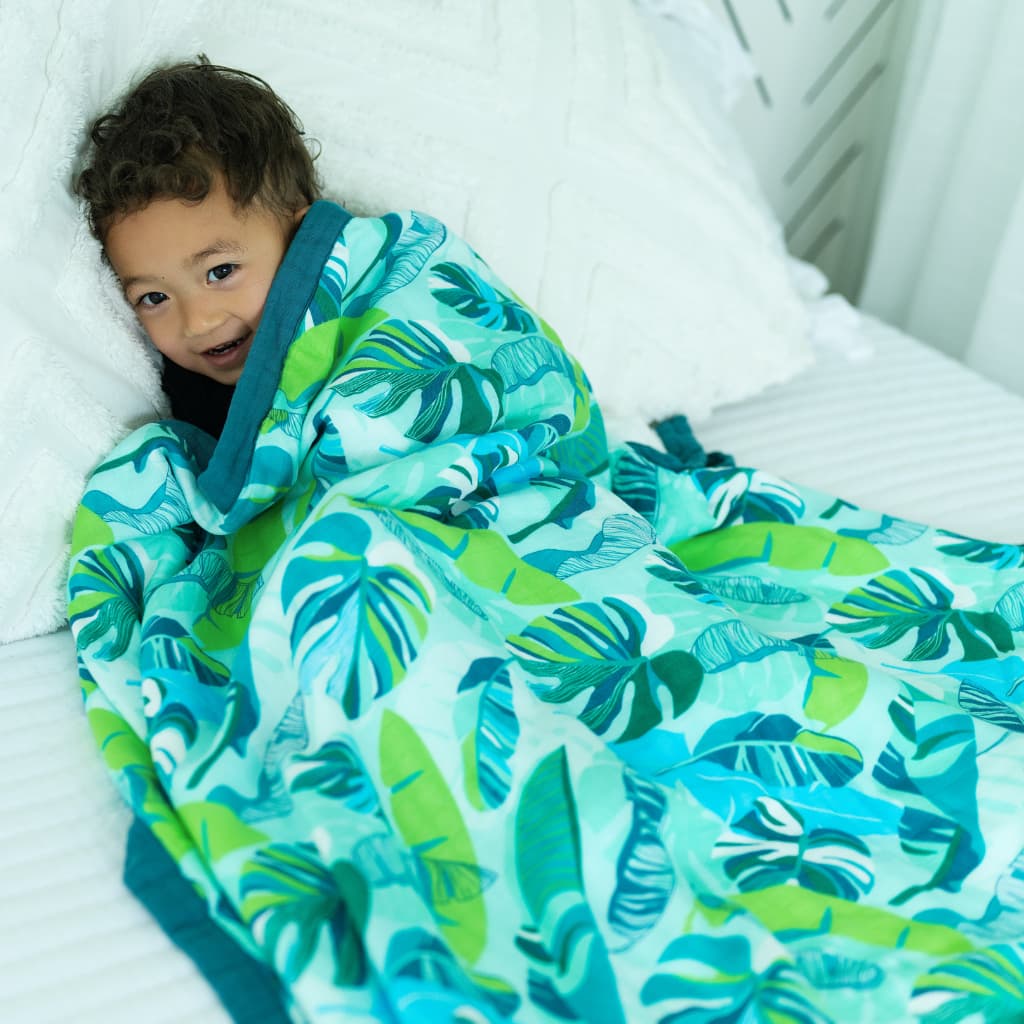 Backyard Oasis Baby Quilt