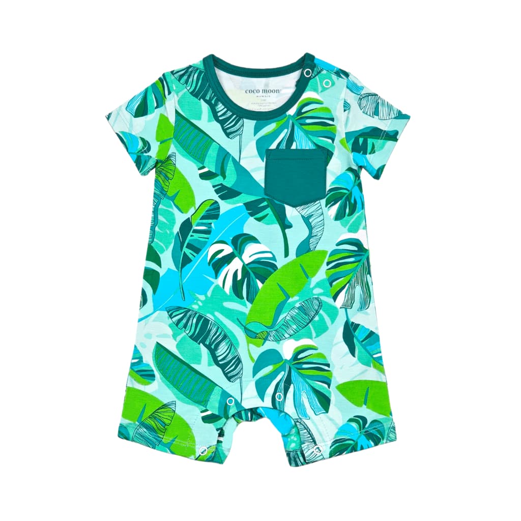 Backyard Oasis Shortie Bamboo Romper