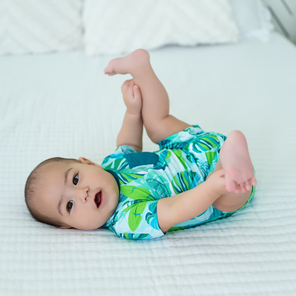 Backyard Oasis Shortie Bamboo Romper