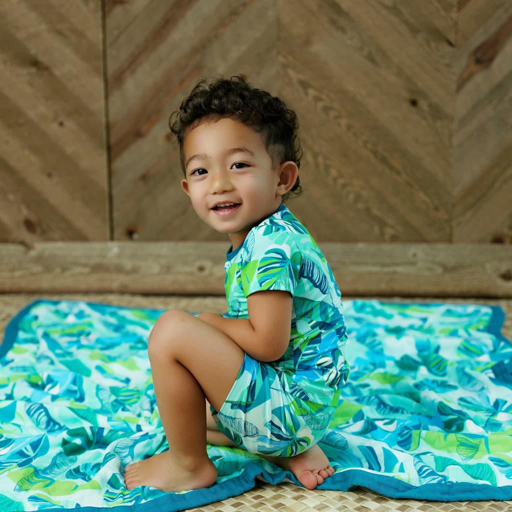 Backyard Oasis Short Bamboo Pajamas