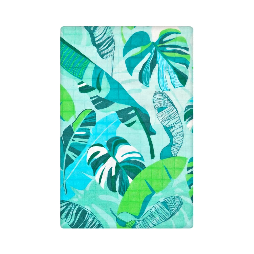 Backyard Oasis Muslin Swaddle Blanket