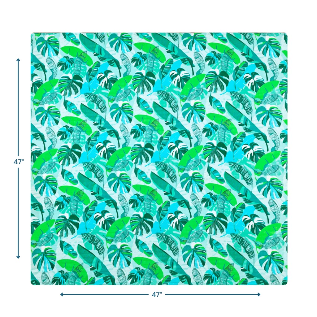 Backyard Oasis Muslin Swaddle Blanket