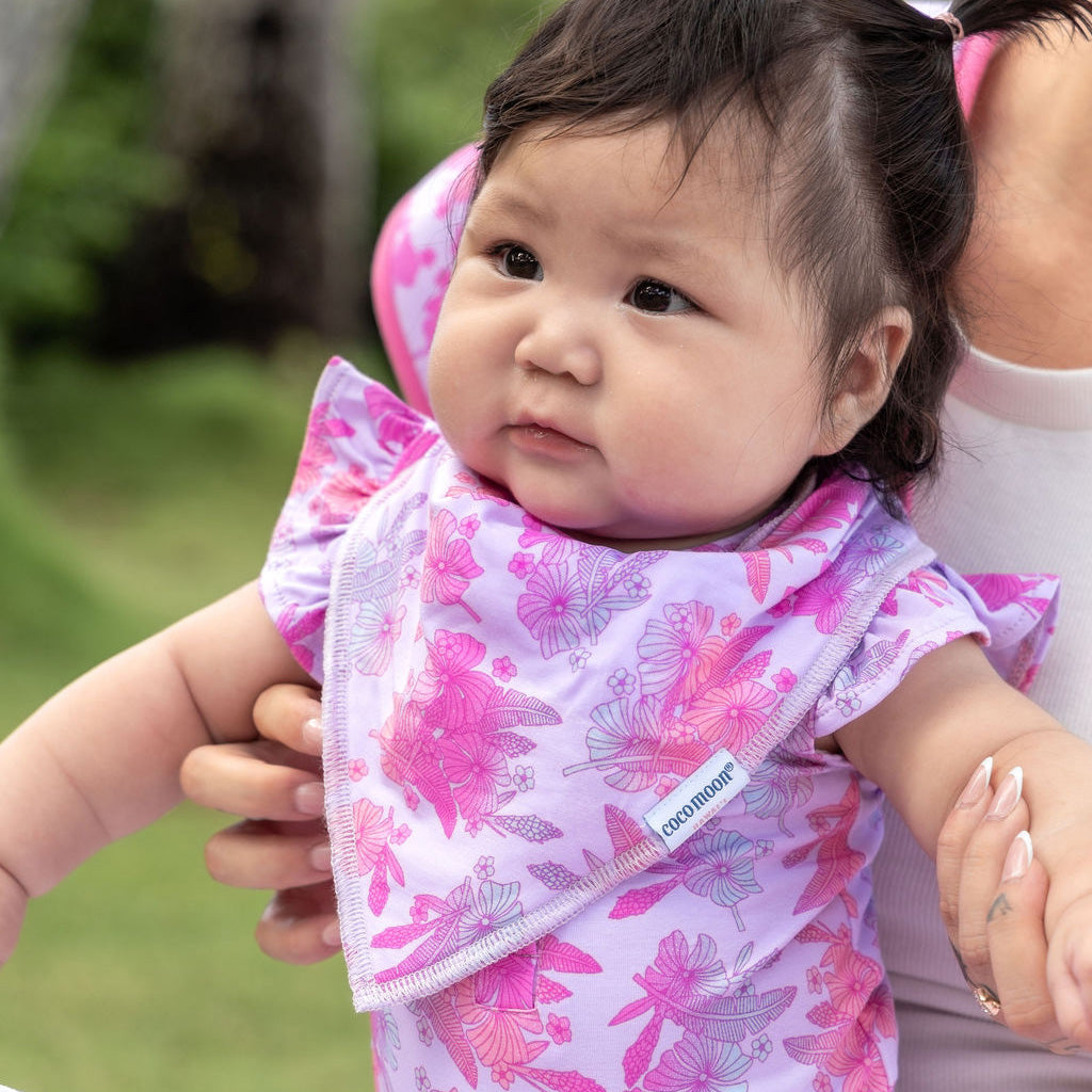 Cotton Candy Garden Bib