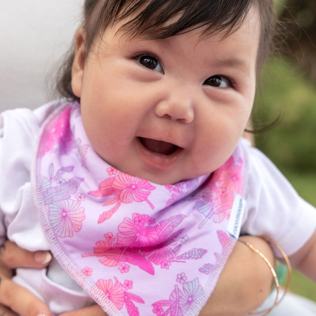 Cotton Candy Garden Bib