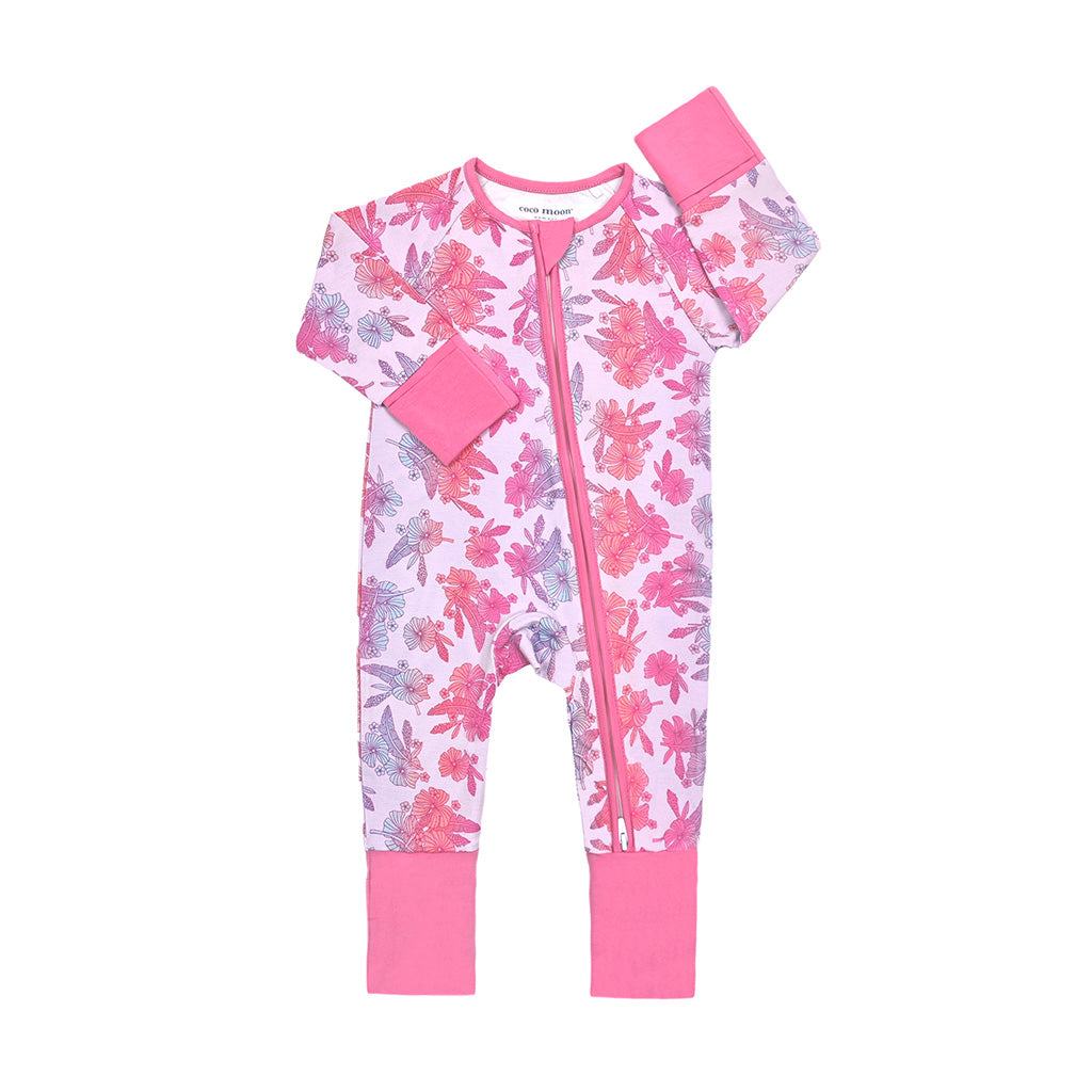 Cotton Candy Garden Bamboo Coverall