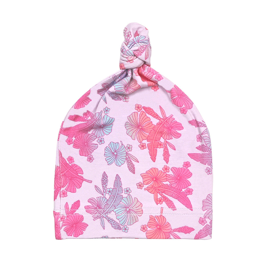 Cotton Candy Garden Bamboo Knotted Hat