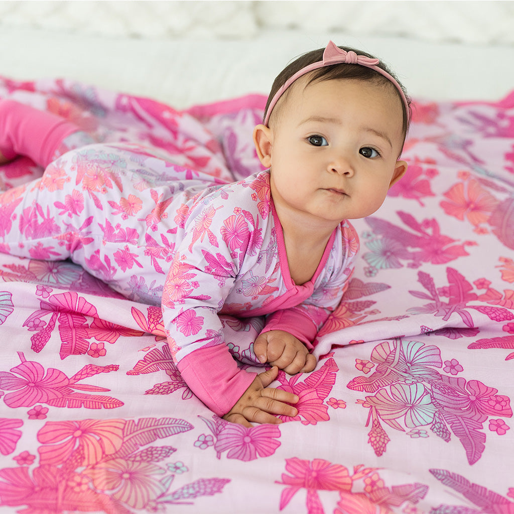 Cotton Candy Garden Baby Quilt