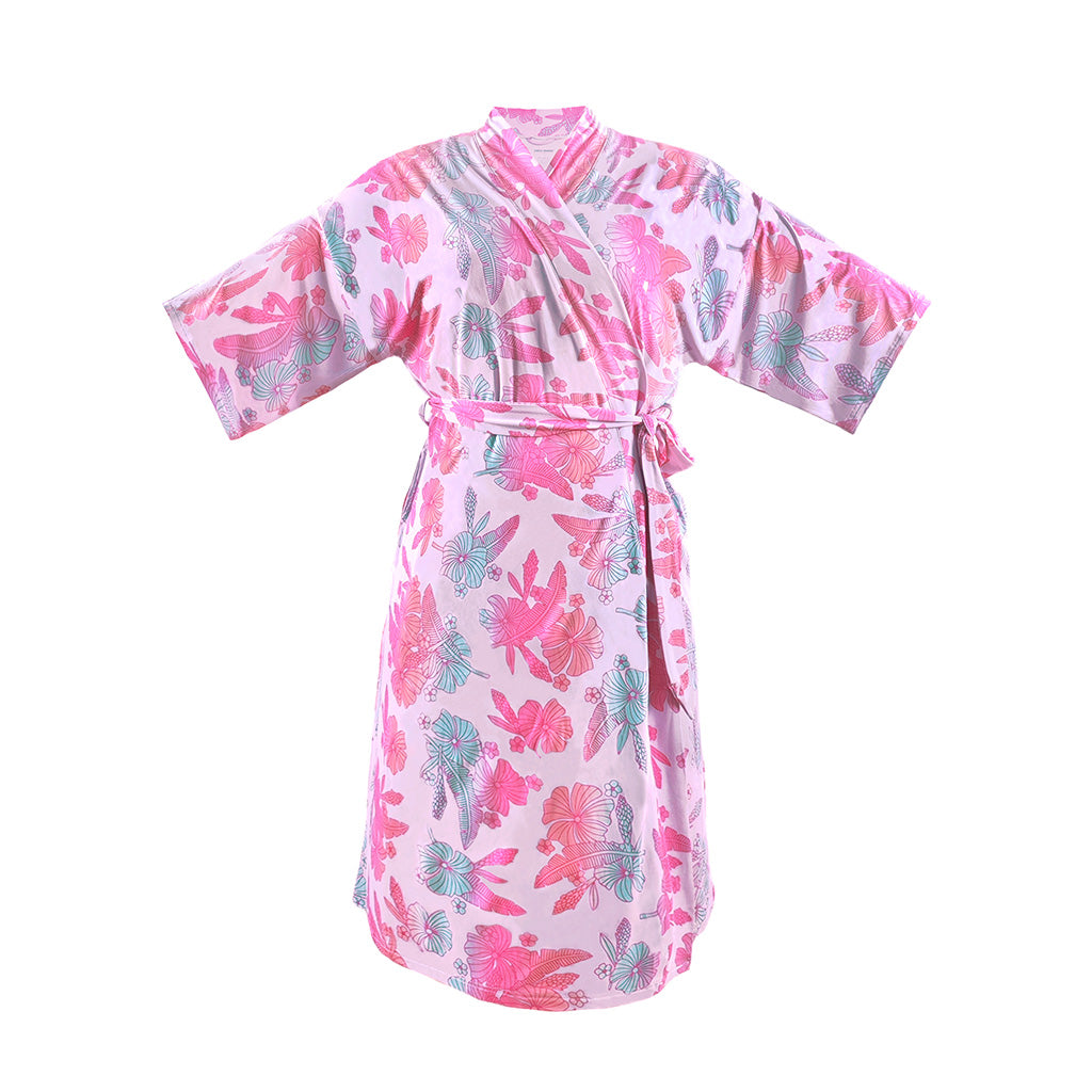 Cotton Candy Garden Bamboo Mama Robe