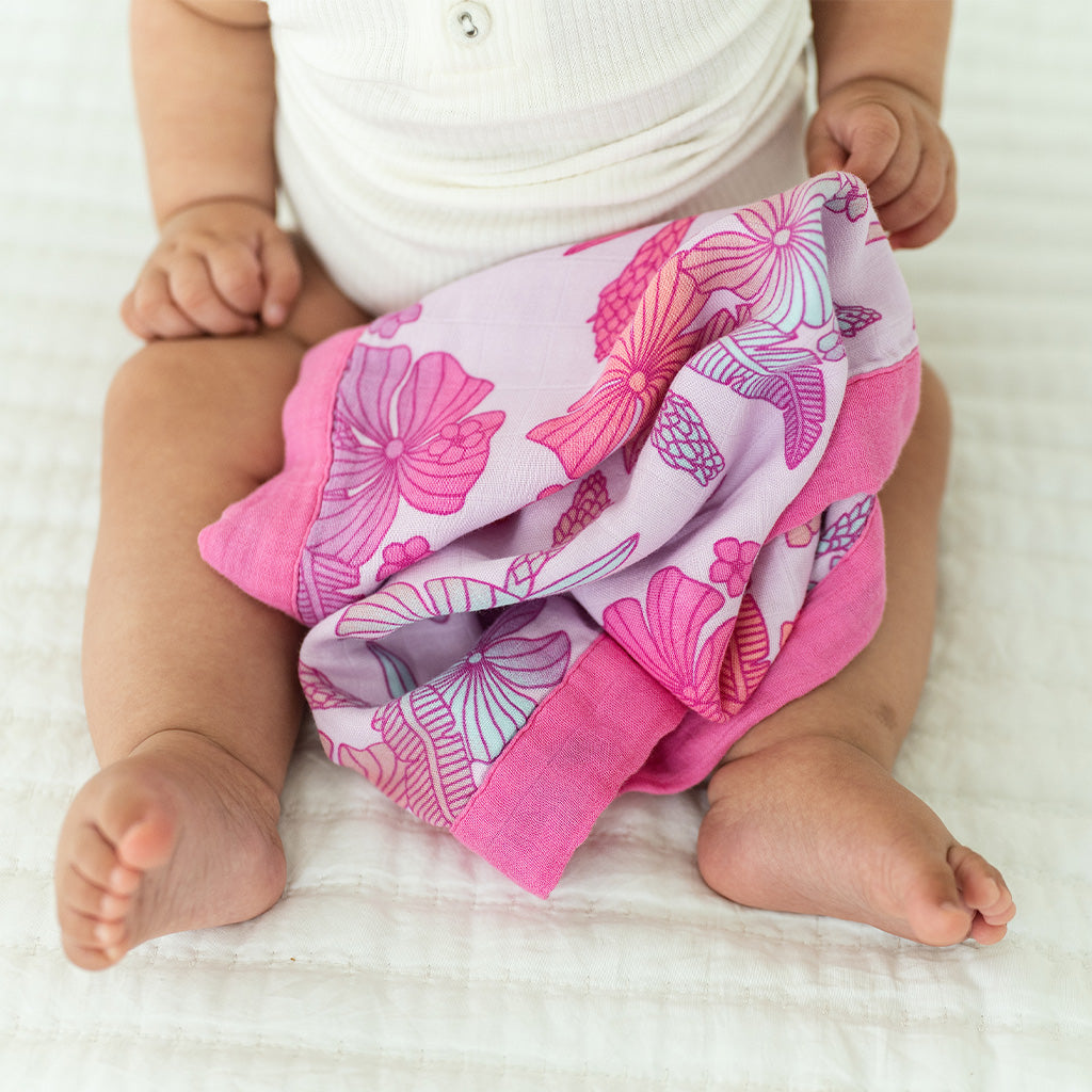 Cotton Candy Garden Security Blanket