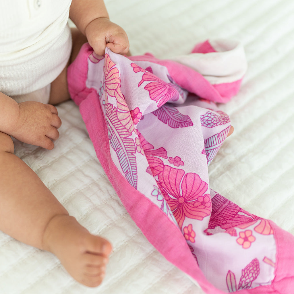Cotton Candy Garden Security Blanket