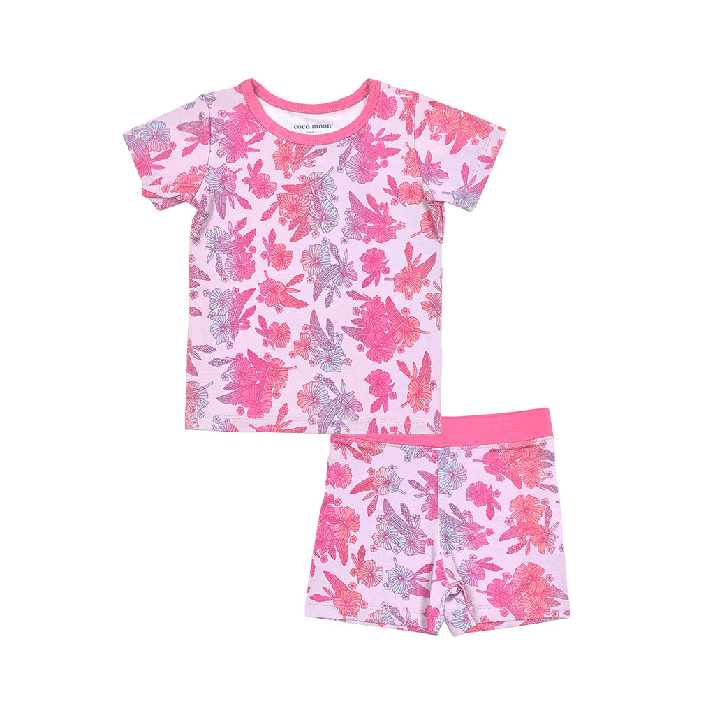 Cotton Candy Garden Short Bamboo Pajamas