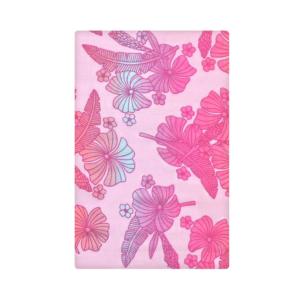 Cotton Candy Garden Muslin Swaddle Blanket