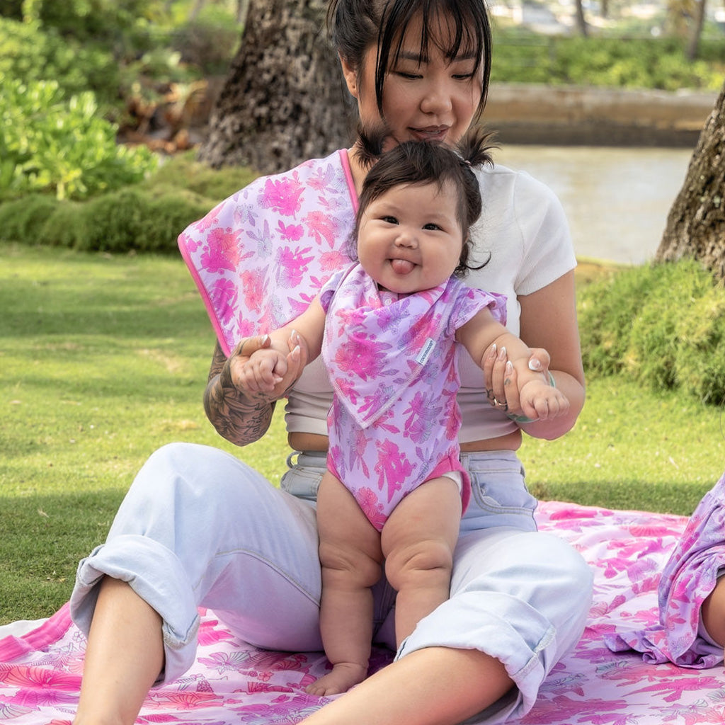 Cotton Candy Garden Throw Blanket