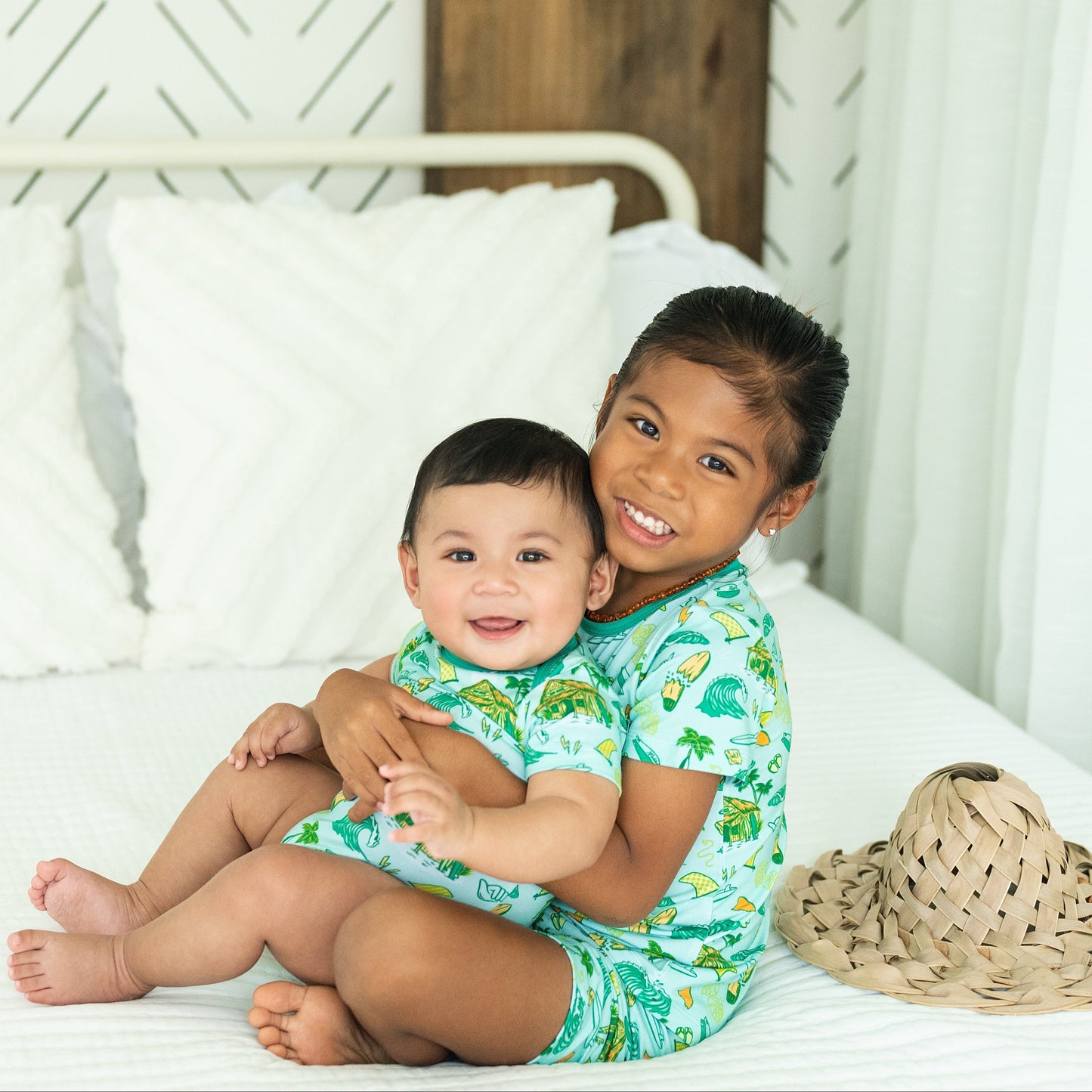 Golden Swell Short Bamboo Pajamas