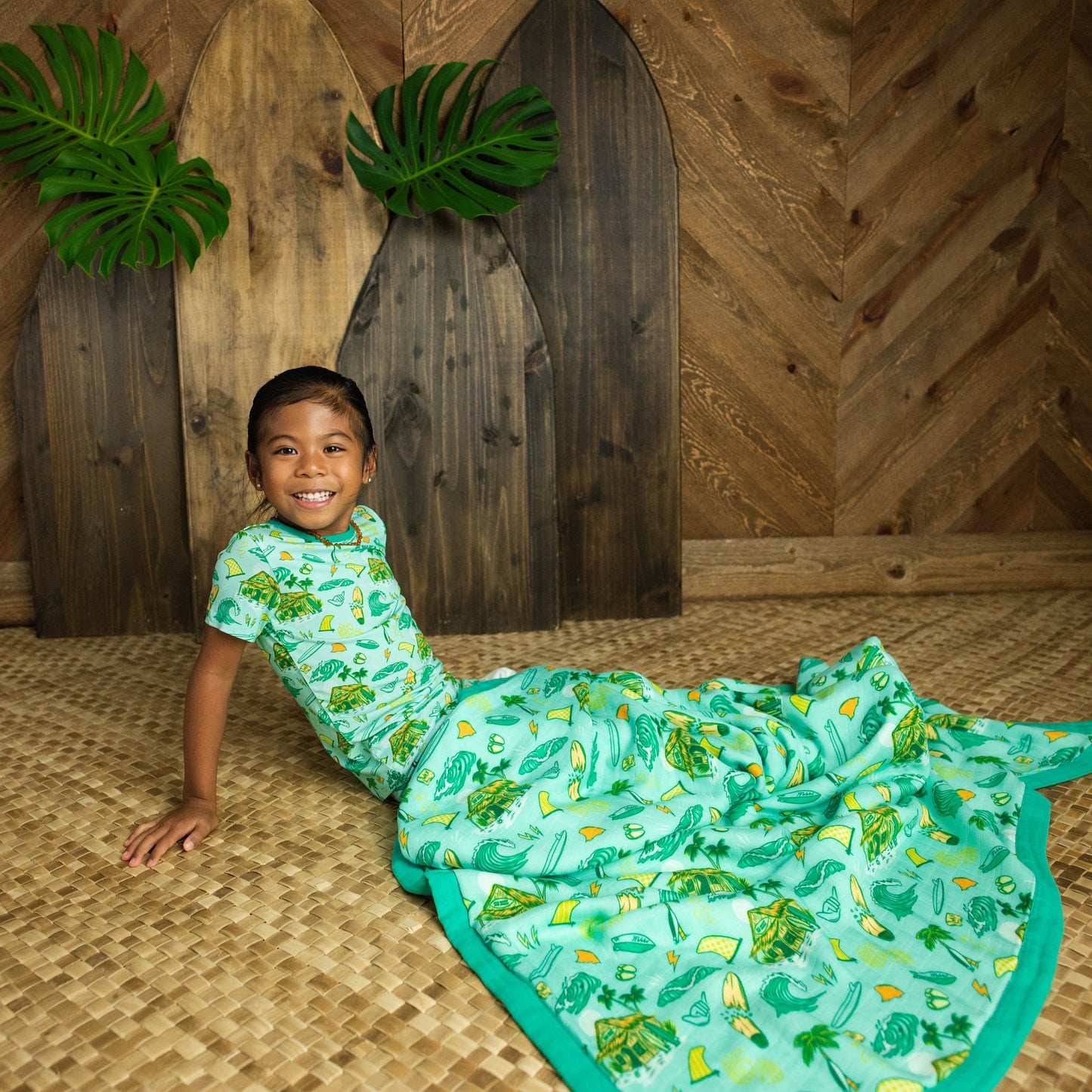 Golden Swell Short Bamboo Pajamas