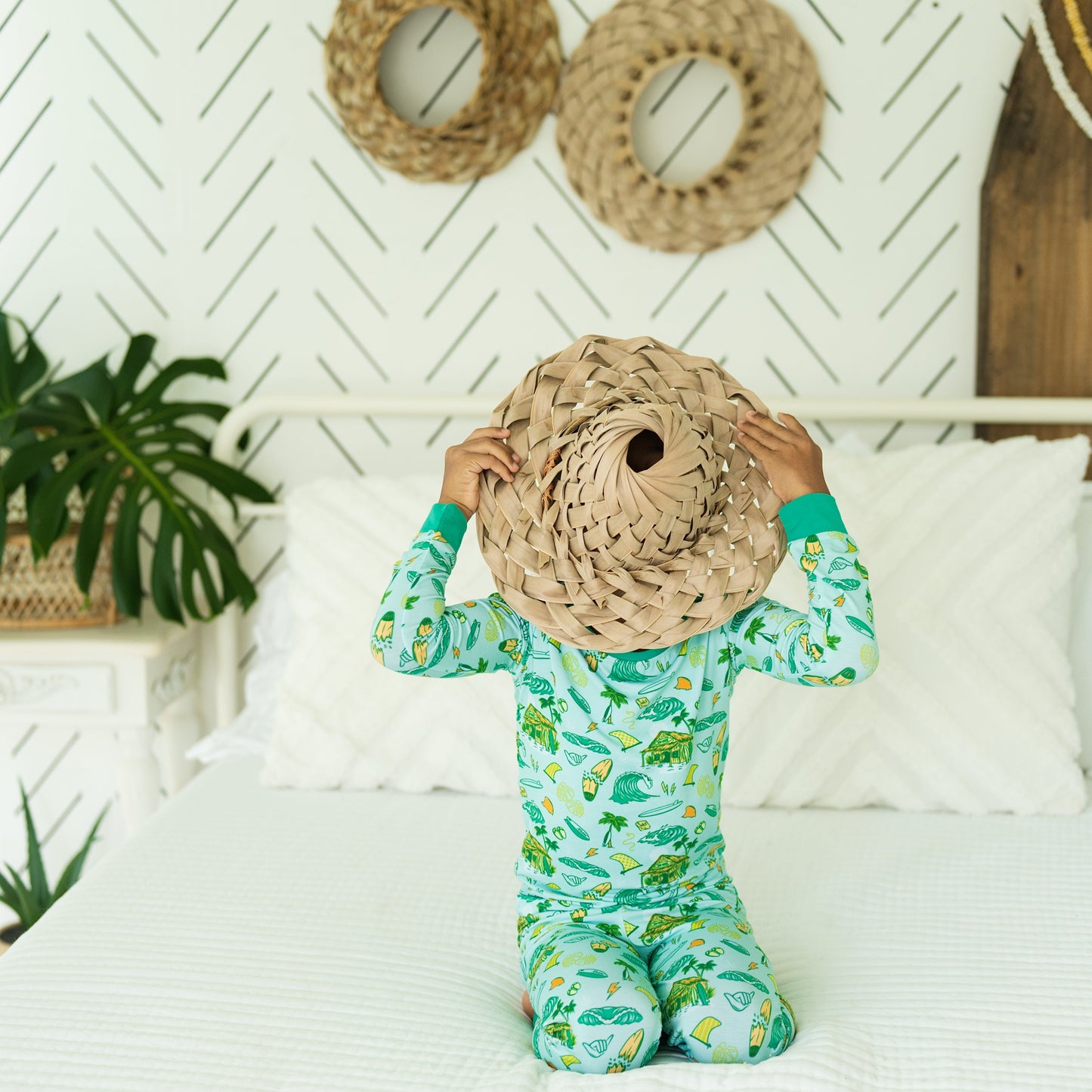 Golden Swell Long Bamboo Pajamas