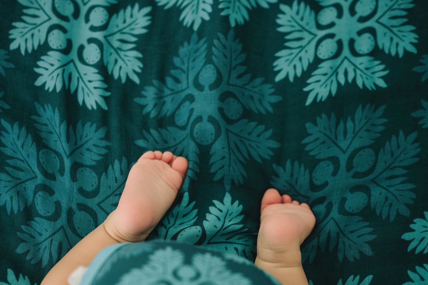 ʻUlu Grove Muslin Swaddle Blanket