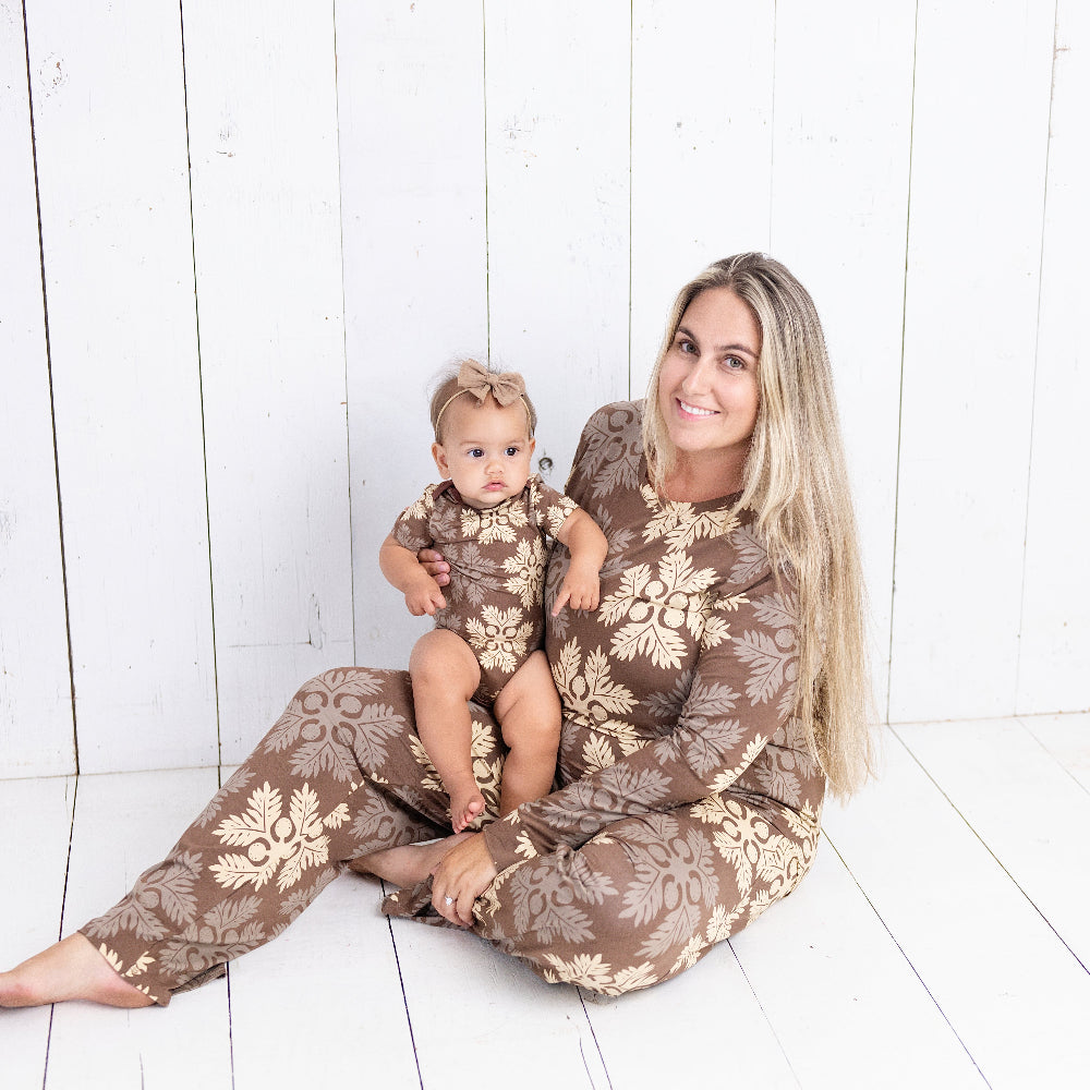 ʻUlu Spice Women's Long Bamboo Pajamas