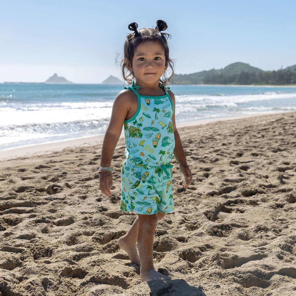 Golden Swell Girls Shortie Bamboo Romper