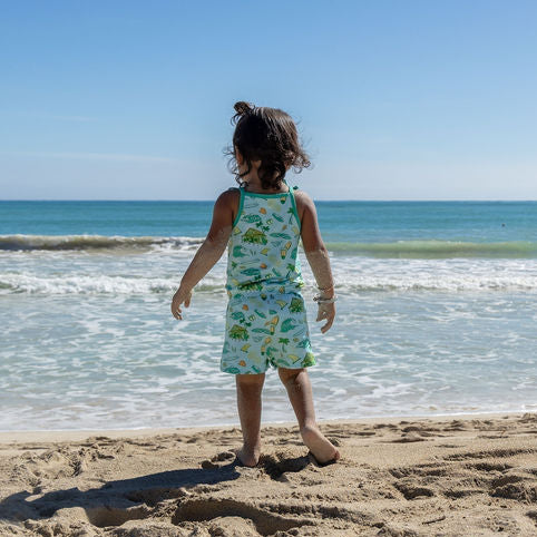Golden Swell Girls Shortie Bamboo Romper