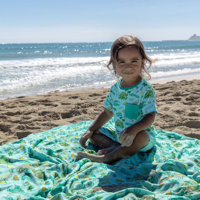 Golden Swell Throw Blanket