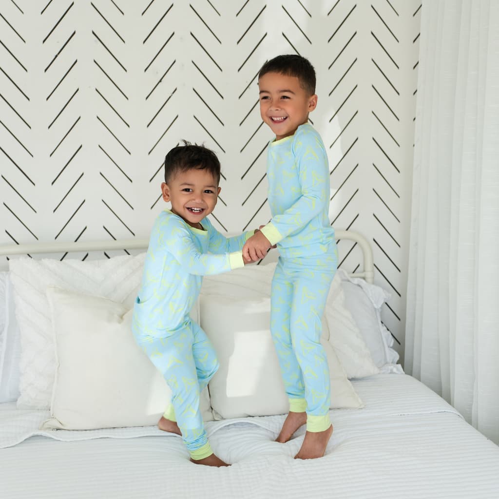 Electric Bite Long Bamboo Pajamas