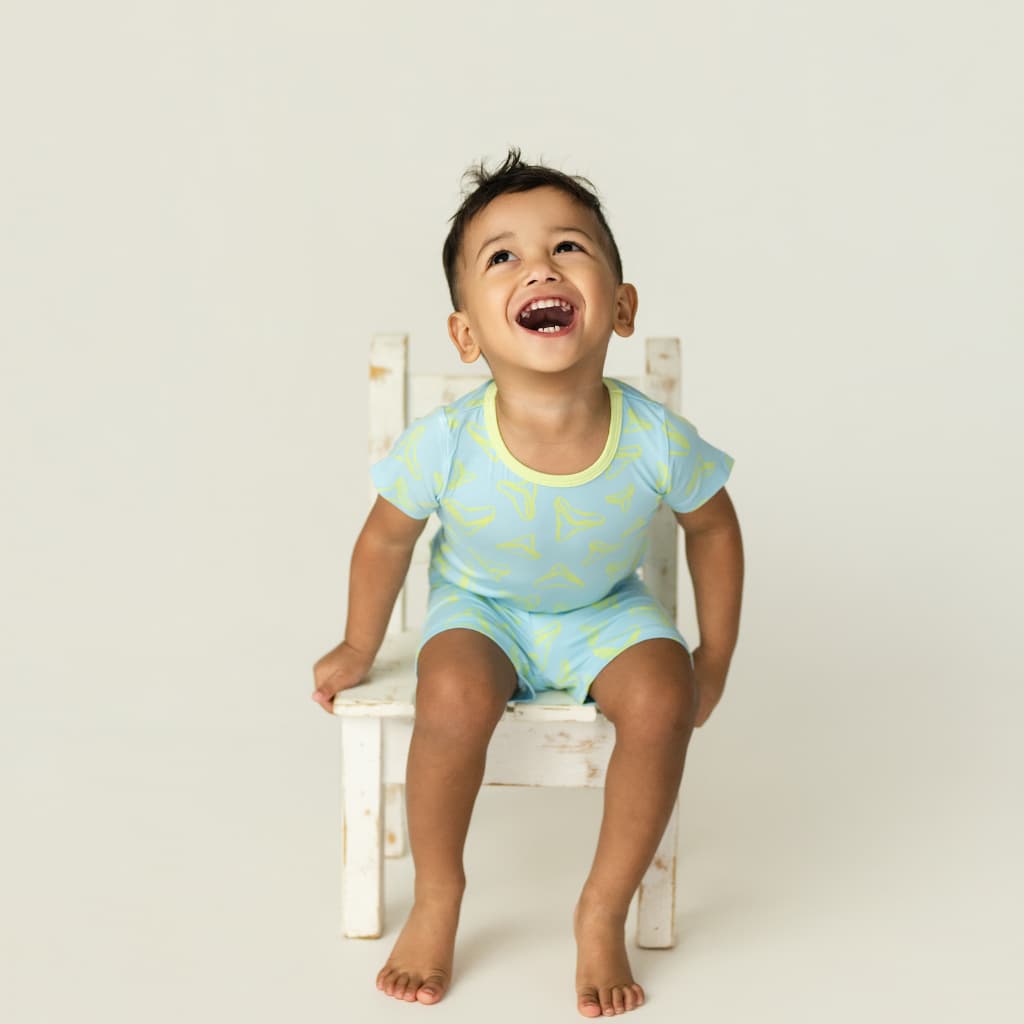 Electric Bite Short Bamboo Pajamas