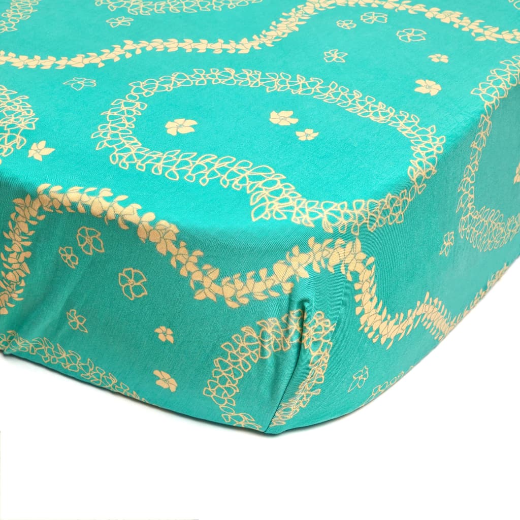 Golden Lei Bamboo Crib Sheet
